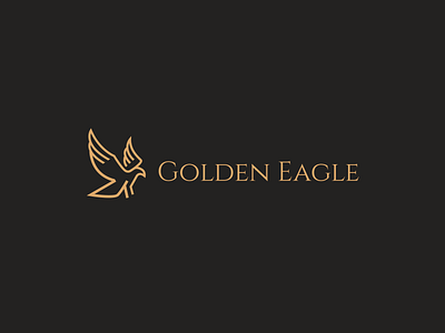 Golden Eagle branding eagle investment logo