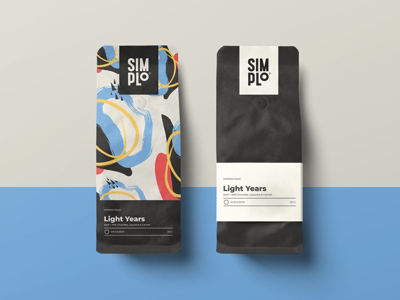 Simplo Coffee Bag Design by Kamil Kmiecik on Dribbble