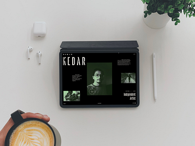 Kedar | Official Website animation gsap landing page minimal photography ui ux web design website website design