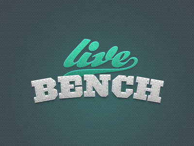 Live Bench design lighting logo sports texture type web
