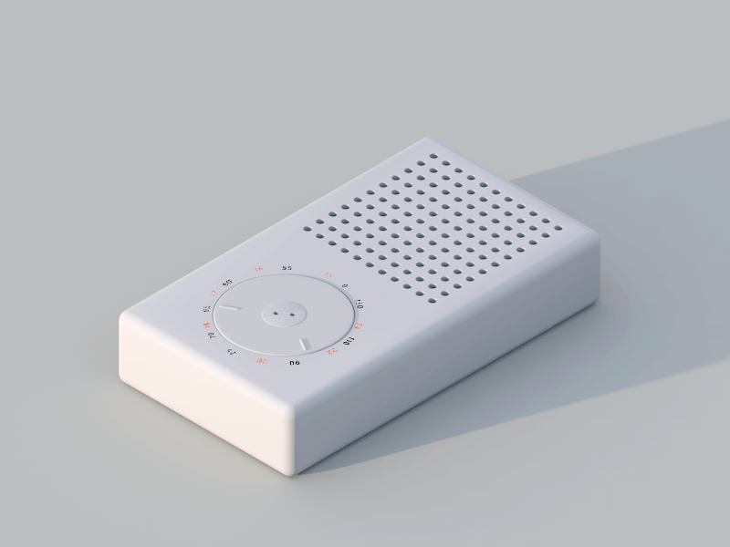 Braun x Dieter Rams braun c4d design dieterrams graphic illustration motion moving