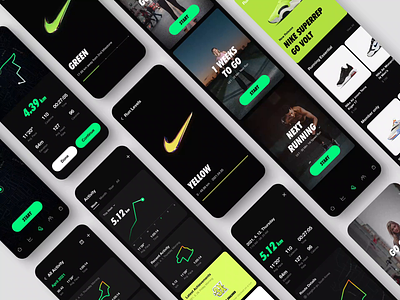 Nike Run Club concept design design nike redesign redesign concept ui