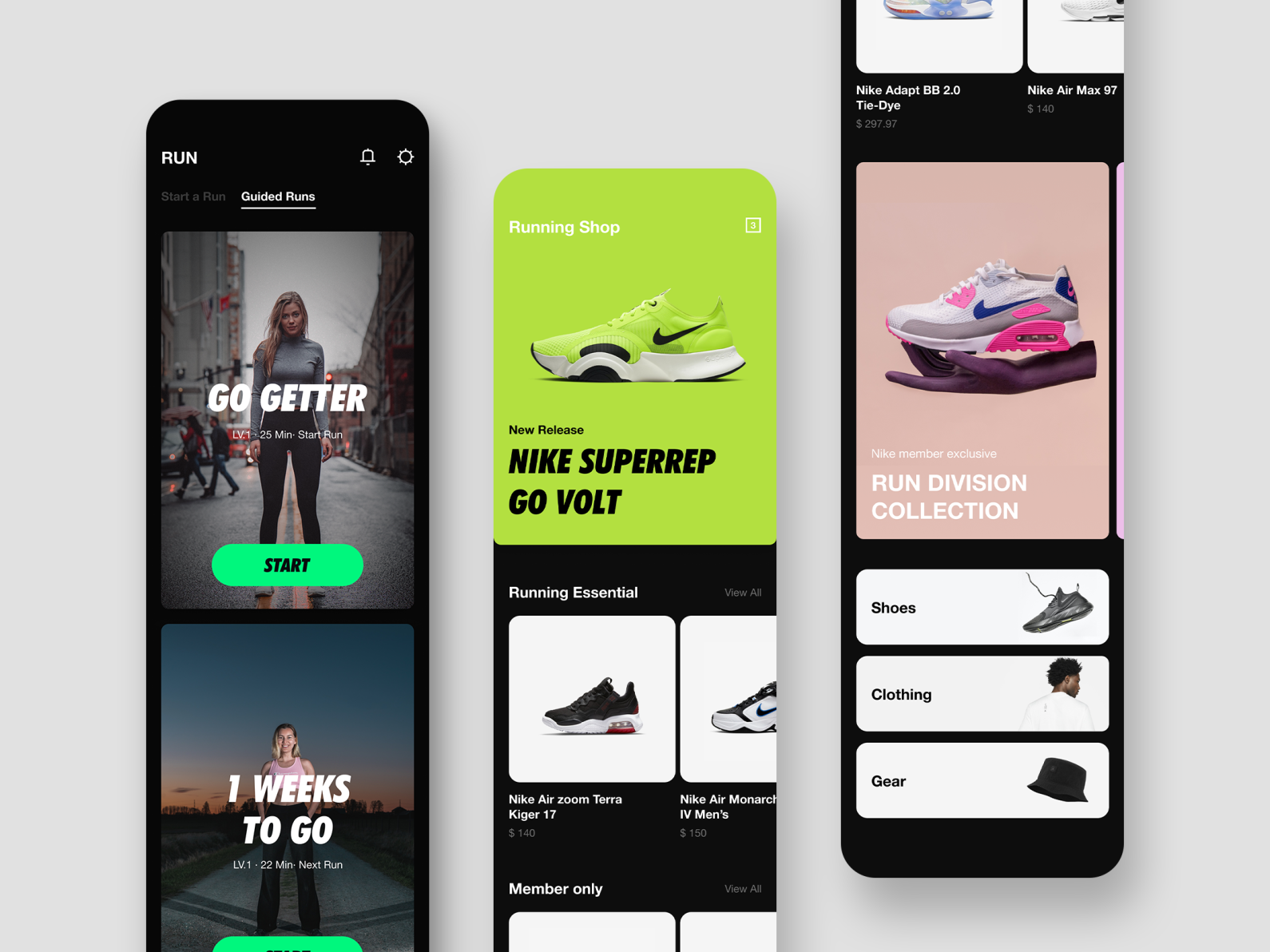 Stunning App Design Inspiration: Nike+ Run Club