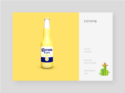 beer x country beer c4d corona graphic illust illustration mexico