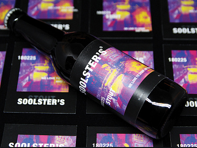 soolster's stout beer craftbeer design graphicdesign hongkong label photoshop print stout