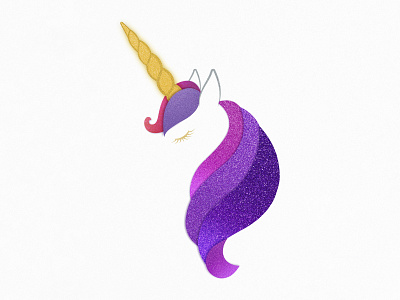 Unicorn collage design glitter graphic design unicorn vector vector artwork