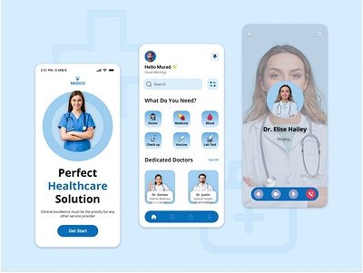 Medical Mobile App 🩺 apps checkup covid 19 healthcare medical medicalappdesign ui ux