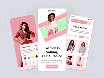 Shopping Mobile App 👗👠 app branding figma mobile app online shopping shopping ui ux