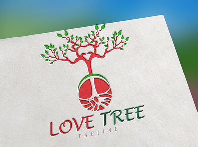 love tree 3d animation branding design graphic design illustration logo motion graphics ui vector