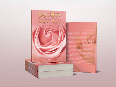 Book_cover design fantacy book graphic design love pink romance book rose
