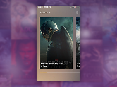 Movie Mobile App UI | Daily sketch