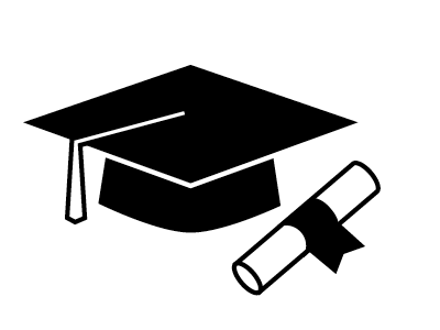 Graduation stuff black cap diploma graduation illustration supercool tassle university vector white