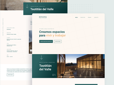 Architecture Bonarq Landing Page