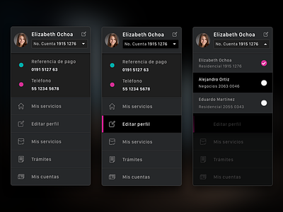 Menu Admin Dashboard admin avatar clean dashboard edit file menu mobile profile ui