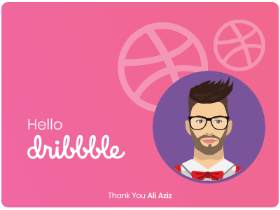 Hello Dribbble! debut dribbble hello invite start thanks