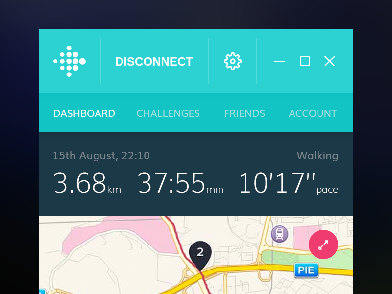 FitBit app redesign experience user interface widget windows aláez dani redesign unofficial app fitbit