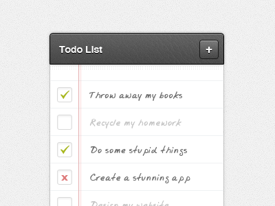 Another Todo list [PSD]