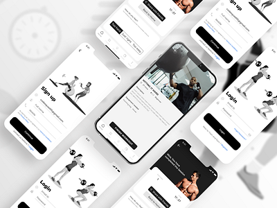 Train and Earn App Design Overview fitness and health app design fitness app illustration based ux design workout app design