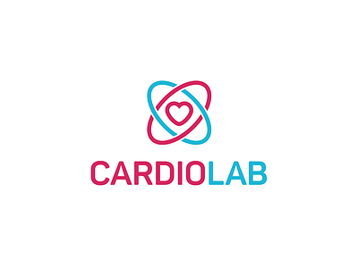 Cardiolab brand identity cardio cardiology health logo