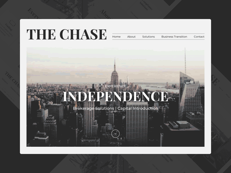 The Chase ui ux web website