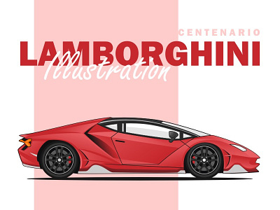 Lamborghini Centenario Illustration Part 2