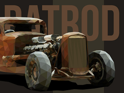 Ratrod LowPoly art