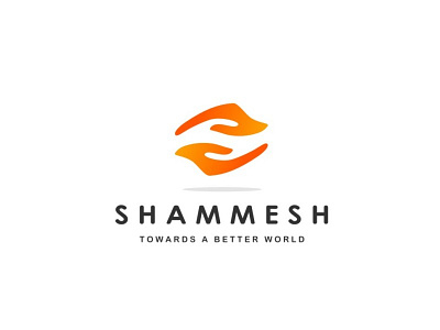 Shammesh icon illustration letter logo mascot ngo shammesh symbol