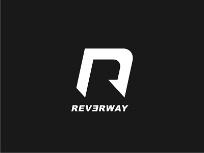 Reverway icon illustration logo mascot negativespace r symbol