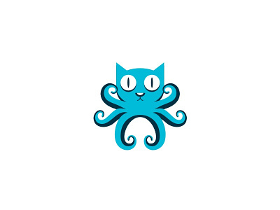 OctoPuss design icon illustration logo octopus puss symbol ui ux vector