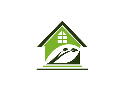 GreenHouse design green greenhouse home house icon illustration logo symbol vector