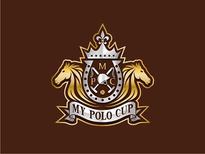 My Polo Cup badge design horse horses icon illustration logo polo symbol vector