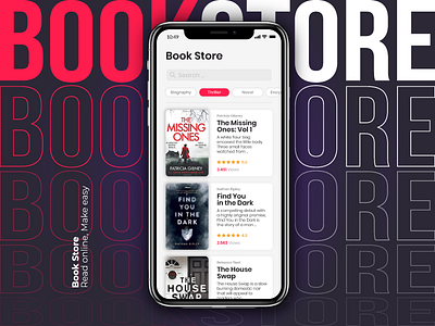 Bookstore Ui Design Concept book book app mobile app store ui ux