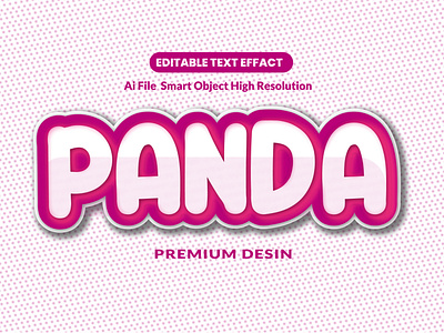 Panda 3d Text Effect  design