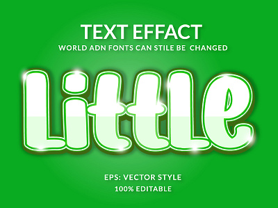 little 3d Text Effect Design layer styles