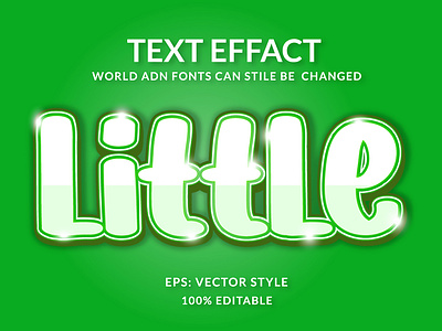 little 3d Text Effect Design