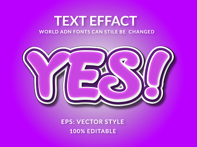 Yes 3d Text Effect layer styles