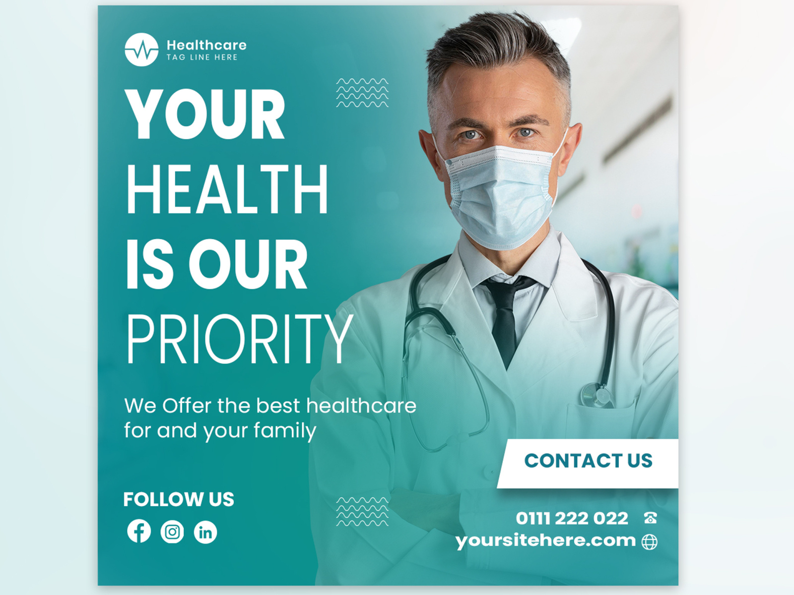 health care post Design by designbaji on Dribbble