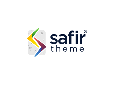 Safirtheme Logo colorful logo s safir theme logo