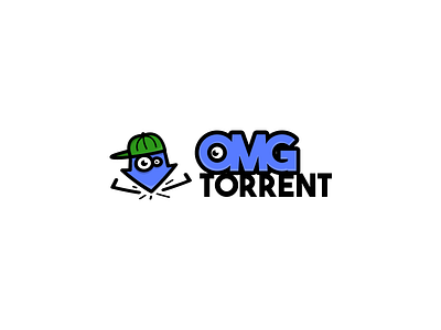 OMG Torrent branding download logo logotype torrent website