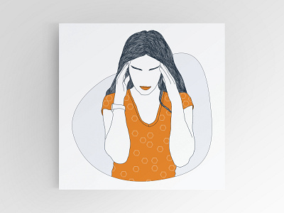 Emotional Intelligence Project app digital drawing emotion illustration intelligence portraits woman