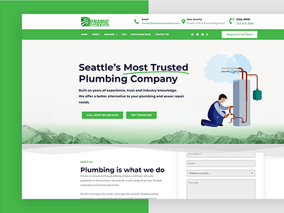Plumbing Service Website Design & Development