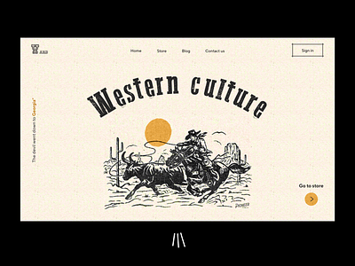 Web header - Western culture