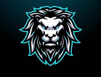 Wild Lion app branding design graphic design illustration lion lion esport logo vector