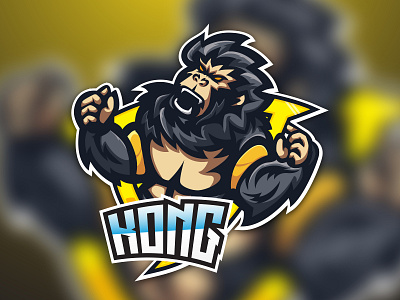 wild gorilla app branding design gorilla graphic design illustration logo mascot vector