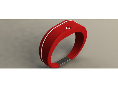 Emergency Bracelet | Vodafone 3d modelling 3d render freelap industrial design keyshot product design solidworks