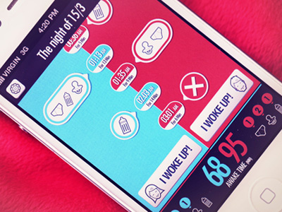 I Woke App babies branding couples design gui interface interface design love ui ux