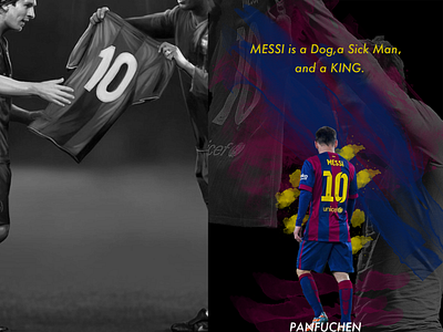 Messi 365 365 daily challenge 365 days poster branding design football king messi photoshop poster poster a day poster design