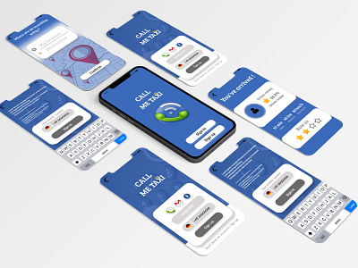 My Taxi App UI for Iphone