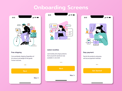 Daily UI Challenge #3 Onboarding