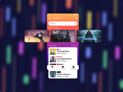 Daily UI Challenge #5 Tv App